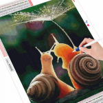 5D Teemantmaaling Loomade Teemanttikandid Ristpistes Teod Pilte kividest mosaiik K&auml;sitsi valmistatud kingitus Full Round (20X30CM)