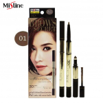 Mistine 3D Brows' Secret brow Eyebrow pen &ndash; Tai kosmeetika tumepruun v&auml;rv