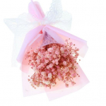 HOW-E Gypsophila romantiline naturaalne kuivatatud lilleline Babysbreath lillekaunistus sinine