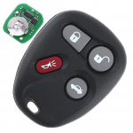 315MHZ 4 nupuga v&otilde;tmeta sisenemise kaugjuhtimispult ABO1502T Chevrolet'le