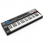 WORLDE PANDA49 kaasaskantav 49-klahviline USB MIDI klaviatuurikontroller 8 RGB v&auml;rvilised taustvalgustusega p&auml;&auml;stikud