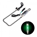 Iron Fishing Bite Alarm Chain Hanger Swinger LED valgustatud indikaator