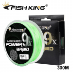 Fishing King 300M 9X kiududega p&otilde;imitud &otilde;ngen&ouml;&ouml;r, multifilament Pe Line punutud &otilde;ngen&ouml;&ouml;r 1.0-0.16mm-25lb