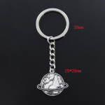 Kuum mood Saturn Planet Spark Star 25x28mm ripats V&otilde;tmehoidja H&otilde;bedane Meeste Auto Kingitus Suveniirid V&otilde;tmehoidja h&otilde;be