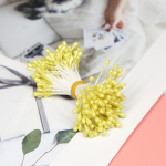 150 tk Simulatsioon lille tolmukas DIY Flowers Core Sifonki lillede materjalid fondant kooki kaunistamiseks vormide k&auml;sitsi materjalid kollane