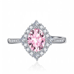 SACE GEMS Klassikaline tsirkoonist s&otilde;rmus naiste ehete kingitus Open roosa