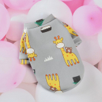 Armsad lemmikloomariided kost&uuml;&uuml;m Looma tr&uuml;kitud koeramantel Puuvillane pehme pullover jakk Dressis&auml;rk Kassi kampsun Lemmikloomade riietus L