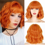 MERISIHAIR L&uuml;hikesed Platinum Bob S&uuml;nteetilised Parukad Blondid Ombre Lainelised Parukas Tumedad Tumedad Tumedad Tumedad Naistele Igap&auml;evaseks kandmiseks CN