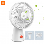 Xiaomi Mijia lauaarvuti ventilaator pihuarvuti 2in1 kaasaskantav 4000 mAh C-t&uuml;&uuml;pi aku, laetav 4 k&auml;iguga tuuleventilaator koju ja kontorisse