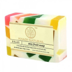 Looduslik k&auml;sitsi valmistatud puuviljaseep: naha niisutamiseks (125 g), Mix Fruit Soap K&auml;sitsi valmistatud, Khadi Natural 9.875