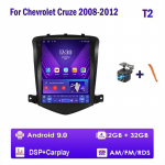 Icreative 2 Din Androidi autoraadio multimeediumivideopleier Chevrolet Cruze J300 2008-2012 GPS Carplay automaatse stereo 2din peaseadme jaoks