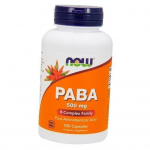 PABC (para-aminobensoehape), Paba, Now Foods 100 kapslit (36128065) 100caps