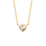 Les Tr&eacute;sors De Lily [R2929] - kullatud kaelakee  Love  valge kuld - 7x7 mm valge