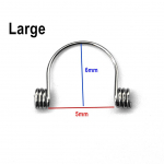 Hambaravi Orto &uuml;hekordse eesmise hamba p&ouml;&ouml;rdemomendi vedru hambaravi spiraalvedru roostevabast terasest hambaarsti orto-tarviku materjalid 3 packs 16*22 large