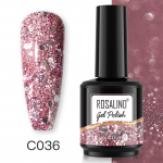 ROSALIND k&uuml;&uuml;nelakk 15 ml Glitter Color geellakid kauap&uuml;siv geel-k&uuml;&uuml;nelakk, mis on kuivatatud k&uuml;&uuml;nelampiga