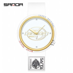 SANDA uued silikoonlindiga elektroonilised kvartskellad, veekindlad &otilde;pilaste, meeste ja naiste v&auml;listingimustes kasutatavad veekindlad lahedad k&auml;ekellad