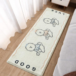 Multifilm Magamistoa vaip, ristk&uuml;lik voodi&auml;&auml;rne jalamatt Pehmed matid Pika vaibamustriga vaibad Libisemiskindlad P&otilde;randamatid Piirkond Vaibad Vannituba 40x100cm