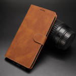 Flip Wallet nahk&uuml;mbris iPhone 14 Pro Max 13 Pro Max 12 Pro Max 11 Pro Max Se 2022 2020 X Xs Xr Xs Max 8 Plus 7 Plus 6 6s jaoks iPhone 12 Mini pruun
