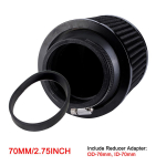 &Otilde;hufilter 70 mm k&otilde;rge k&uuml;lma &otilde;hu filtrid 2,75 tolli must auto mootorrattale