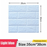 5/10tk 30X35cm/70X15cm Tapeet Isekleepuv Magamistuba Soe 3D Kolmem&otilde;&otilde;tmeline Taustasein Lastetoa Veekindlad Multifilmi kleebised 10pcs 30*35cm