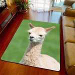 Alpaka 3D-printimine vaip Loomade kaunistus Vaibamatt Naljakas s&uuml;nnip&auml;evap&auml;ev s&otilde;brale Elutuba Magamistoa Lastetoa Vaibad Mat Kodukaunistus 40cm by 60cm