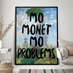 Naljakas Beebi Ma Sain Sinu Raha Kunstiprint Plakat Banksy Muudetud Grafiti Popkunst L&otilde;uendimaal Vintage Monet Pildid Kodu Dekoratsioon 21x30 No Frame