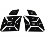 Autoosad 12tk Rooliratta nuppude trimmikomplektide kate Mercedes-Benz AB klassile 2012 2013 2014 ML GL klass 2012 2013 2014 2015