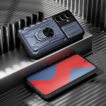 L&uuml;kandobjektiiviga kaamera p&otilde;rutuskindel soomus&uuml;mbris Samsungile A54 A24 A14 A13 A04S A73 A52 A51 A71 M53 M62 M52 kaardipesa Rahakoti r&otilde;nga aluse hoidik k&otilde;va kaas for Samsung A54 5G