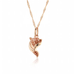 Kinel Red Cubic Zirconia Fox Ripats Kaelakee Naistele Loomade ehted