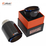 EPLUS auto l&auml;ikiv s&uuml;sinikkiust summuti ots v&auml;ljalaskes&uuml;steemi toru summuti otsik universaalne sirge roostevaba sinine 51mm-76mm