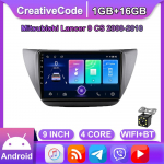 9-tolline Android Mitsubishi Lancer 9 CS 2000-2010 autoraadio Multimeedia videopleier GPS-navigatsioon WIFI 1+16GB