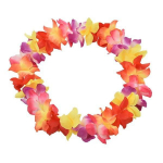 Hawaii p&auml;rg Paksendatud kr&uuml;pteering/krae &uuml;mberm&otilde;&otilde;t Hawaii murust seelikud tantsivad palliga peol 105cm