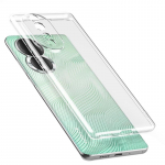 &Uuml;limalt l&auml;bipaistev kristallist pehmest silikoonist telefoni&uuml;mbrise kate telefonile HUAWEI HONOR 90/90 Lite Honor 90 Lite puhas