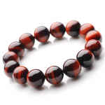 Looduslik Red Tiger Eye Stone k&auml;ev&otilde;ru Lihtne mood punane k&auml;ev&otilde;ru 12mm