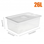 11-liitrine kaanega Sous Vide mahuti 11-liitrine veepaagiga vann tsirkulatsiooniseadmele Sous Vide kulinaarsed sukeldus-aeglase pliidiga toiduvalmistamise t&ouml;&ouml;riistad 26L