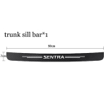 Auto ukse l&auml;veplaadi s&uuml;sinikkiust kleebised Nissan Sentra 2022&ndash;2014 auto jaoks 1pcs For Sentra black