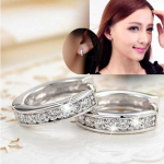 Luksuslikud uued kristallist tsirkoonk&otilde;rvar&otilde;ngad, mood h&otilde;bedased ehted, elegantsed kivist k&otilde;rvar&otilde;ngad naistele, brincose kingitus