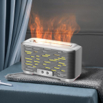 3D vaigistatud leegihajuti USB parf&uuml;&uuml;mi leegi niisutaja ajastatud voolukatkestus ultraheli &otilde;huniisutaja aroomihajuti kodu magamistuppa golden