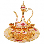 8 tk / komplekt Euroopa tassi veekeetja Vintage metallist veini kandiku komplekt Kodu kingitused 2