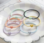 5 tk. Candy Color S&uuml;damepeapael Naistele T&uuml;drukutele Lihtsad &uuml;hev&auml;rvilised juuksepaelad Elastne peapael Juuksek&ouml;ied Lipsud Juuste Aksessuaarid Hobusesabahoidja lilla