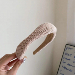 Uus Korea ebaregulaarne kootud juuksepael Vintage K&auml;sitsi valmistatud laiad peapaelad Juukser&otilde;ngad Scrunchies Naiste juuste aksessuaarid Peakatted Kingitused
