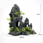 Suure akvaariumi kaunistus Akvaariumi haljastus Kunstlik vaik Kiviktaimla simulatsioon Ornament Dekoratsioonitarvikud Akvaarium kaladele 1PCS