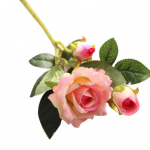 Kunstlikud roosililled riidest keskpunktiks k&auml;sit&ouml;&ouml; pulmapeo kodukaunistused roosa