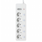 Intelligentne vooluriba EU vahelduvvoolu pistikupesa Multiprise kodupikendus elektriadapter USB kiirlaadimine PD20W 2 meters