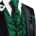 Hi-Tie Tuxedo vest meestele, &uuml;likond, vest kaelaside, taskur&auml;tik, mansetin&ouml;&ouml;bid pulma&auml;ri jaoks L