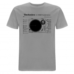Technics SL 1200MK2 Hall Unisex T-s&auml;rk S