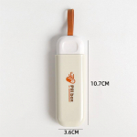 Stiilne reisipillekarp Kaasaskantav pillikarp tablett pillikarbi jaotur Pill Box 3 kambriga doseerimiskomplekti korraldaja beež