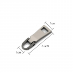 Uus universaalne DIY metallist t&otilde;mblukuga liugur T&otilde;mbluku pea eemaldatav kott Aksessuaarid &Otilde;mblemine 1x2.9x1cm h&otilde;be