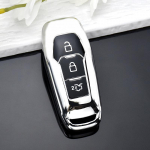 TPU auto kaugjuhtimispuldi v&otilde;tmehoidja katte&uuml;mbris Ford F-150 Mondeo Galaxy S-Max Explorer Ranger 2015 2016 2017 2018 Car Styling jaoks punane