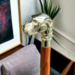 Unisex Victorian Head Walking Stick Carving Handcrafted and Unique Accessory for Adventure Lovers gift for him Christmas gift